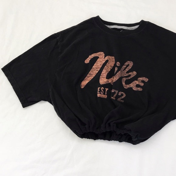 Nike Tops - Vintage Nike drawstring crop tee